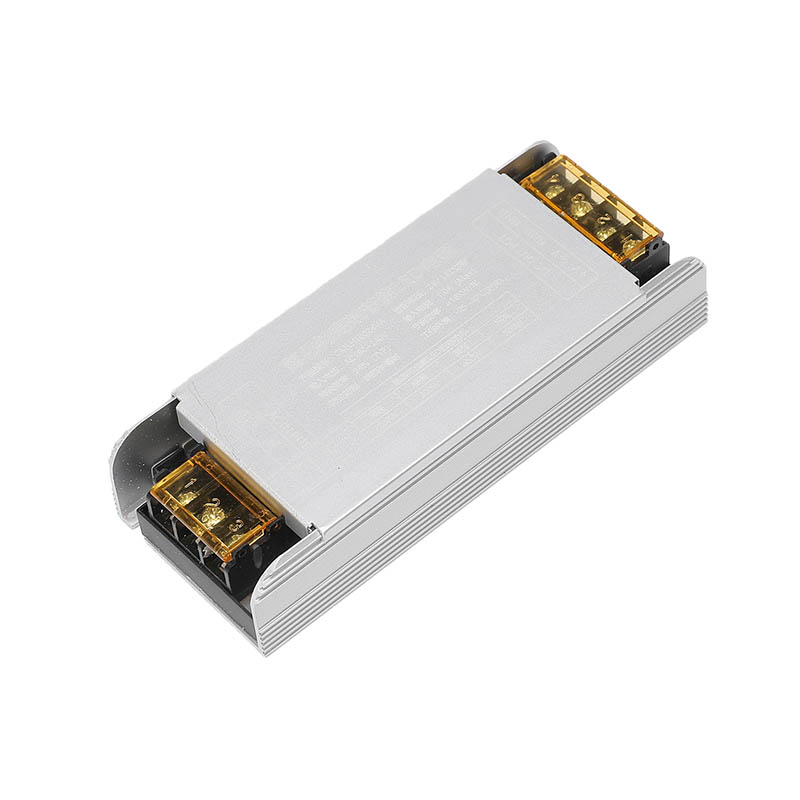 How can the power supply for LED advertising signs light strips avoid uneven current distribution when multiple light strips are connected in parallel?